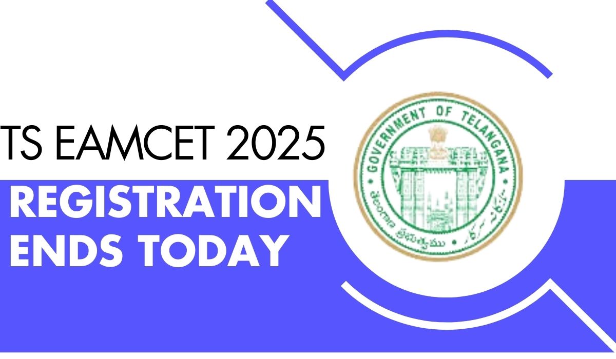 TS EAMCET 2025 Registration Ends Today: eapcet.tgche.ac.in पर समाप्त हो रहा है; विवरण यहां देखें