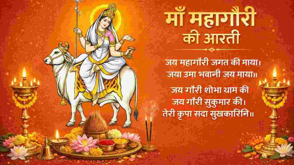 Chaitra Navratri 2026 Ashtami (Day 8)- माँ महागौरी की पूजा, महत्व, विधि और आरती